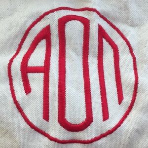 AOII Alpha Omicron Pi tote